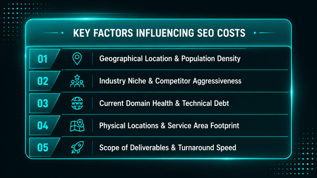 SEO Cost Factors